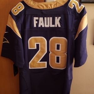 NFL St. Louis Rams Marshall Faulk authentic Jersey